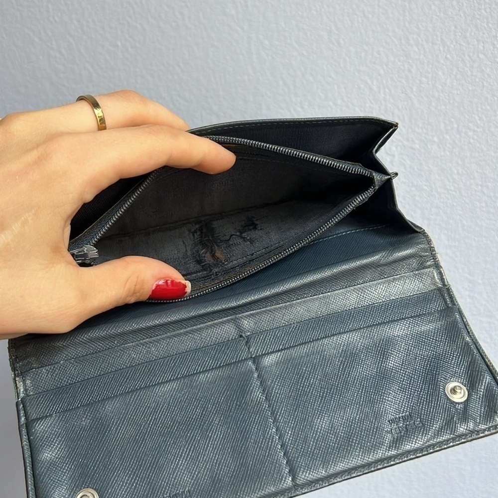Prada Double Snap Bifold Wallet - Picture 10 of 11